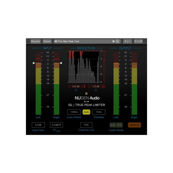 Nugen Audio ISL 2 | True Peak Limiter(オンライン納品)(2時間以内に納品)