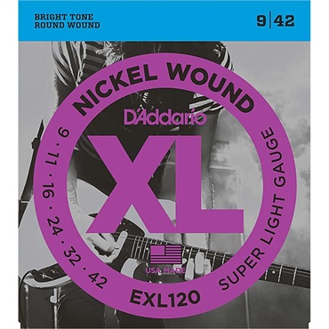 XL Nickel Electric Guitar Strings EXL120 (Super Light/09-42)