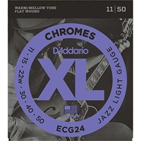 【創業50周年大決算SALE】 XL Chromes Flat Wound ECG24 (Jazz Light/11-50)