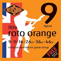 Electric Guitar Strings RH9 Roto Orange - Hybrid
