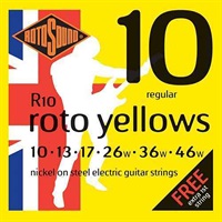 Electric Guitar Strings R10 Roto Yellows - Regular