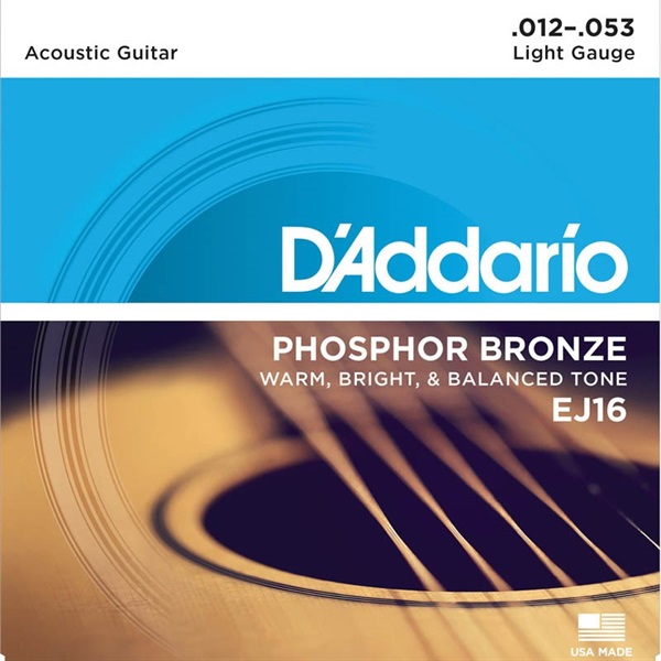 Phosphor Bronze Acoustic Guitar Strings EJ16 [Light]の商品画像