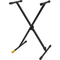 【創業50周年大決算SALE】KS100B【パーツを分解してコンパクトに出来るX型スタンド・シングル】