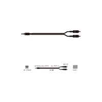 audio-technicaATL461A/1.5 【1.5m】(ステレオミニ - RCA・RCA)