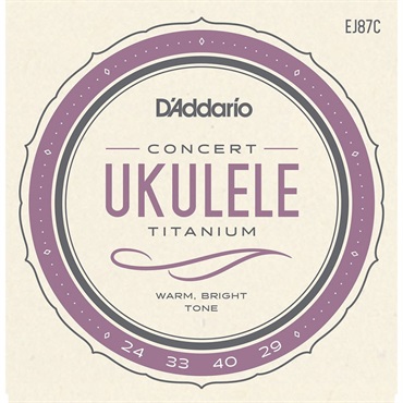 D’Addario EJ87C　Concert Ukulele [ウクレレ弦] ダダリオ