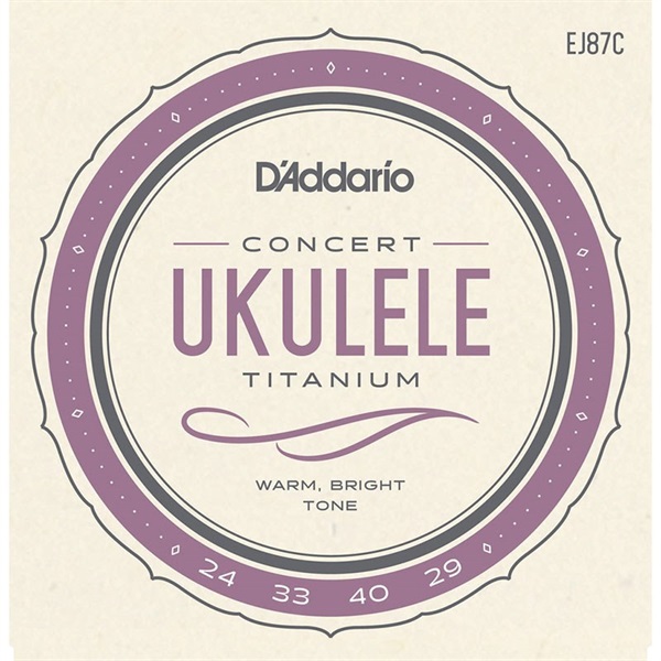 D’Addario EJ87C　Concert Ukulele [ウクレレ弦] ダダリオ