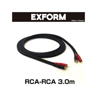 STUDIO TWIN CABLE 2RR-3M-BLK (RCA-RCA 1ペア) 3.0m