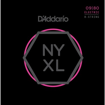 NYXL Series 8-String Electric Guitar Strings [NYXL0980 Super Light， 09-80]