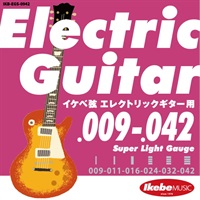 Electric Guitar Strings イケベ弦 エレキギター用 009-042 [Super Light Gauge/IKB-EGS-0942]