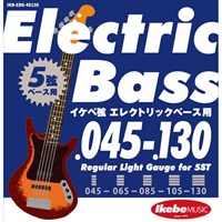 Electric Bass Strings イケベ弦 5弦エレキベース用 045-130 [Regular Light Gauge for 5ST/IKB-EBS-45130]