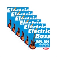 Electric Bass Strings イケベ弦 エレキベース用 045-105 [Regular Light Gauge/IKB-EBS-45105] ×6セット 【超お買い得セット販売】