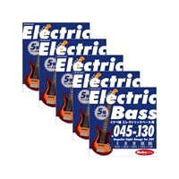 Electric Bass Strings イケベ弦 5弦エレキベース用 045-130 ×5セット 【超お買い得セット販売】