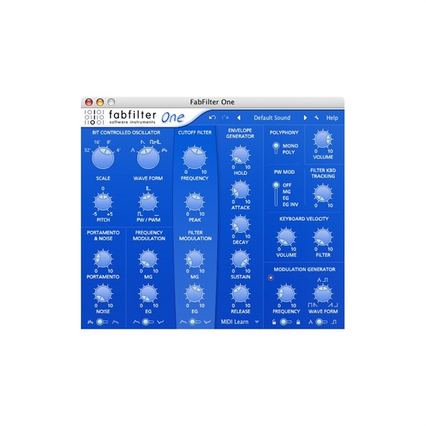 FabFilter One  (代引不可)(オンライン納品)
