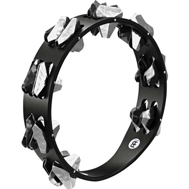Y*様 MEINL タンバリン MEINL STA2S-BK [Stainless Steel Jingles 10 /2 Row， Black WOOD