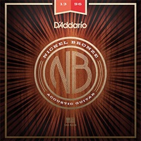 Nickel Bronze Wound Acoustic Guitar Strings [NB1356/Medium， 13-56]