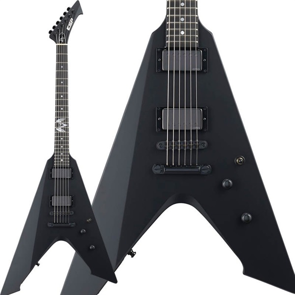 ESP VULTURE [James Hetfield Model] (Black Satin) 【受注生産品】