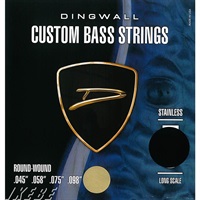 CUSTOM BASS STRINGS [STAINLESS 4ST] SET ROUND-WOUND .045-.098