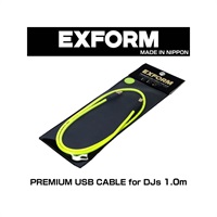 PREMIUM USB CABLE for DJs 1.0m 【DJUSB-1M-YLW】