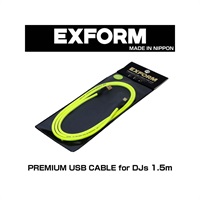 PREMIUM USB CABLE for DJs 1.5m 【DJUSB-1.5M-YLW】