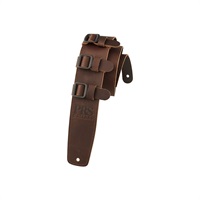 ACC-3164 BRN Leather Tri-Buckle Strap Brown