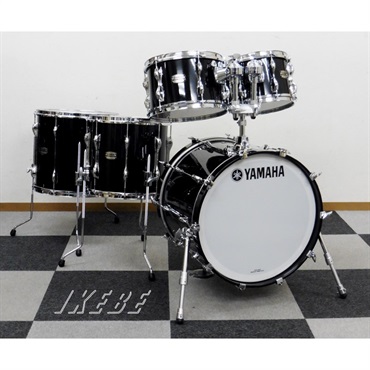 YAMAHA Recording Custom 5pc Drum Steve Gadd Image Set【BD20、FT16&14、TT12&10、ダブルタムホルダー/SOB:ソリッドブラック】 【お取り寄せ品】※受注停止中