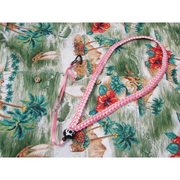 Daiking Corporation Hawaiian Ribbon Lei Ukulele Strap [DHRUS-6LPSP][6mm：ピンク]