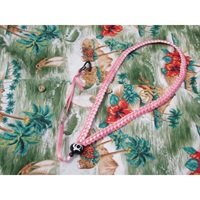 Hawaiian Ribbon Lei Ukulele Strap [DHRUS-6LPSP][6mm：ピンク]