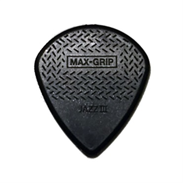 Dunlop (Jim Dunlop) 471N MAX GRIP JAZZ III Pick (471S/スティッホナイロン・ブラック )