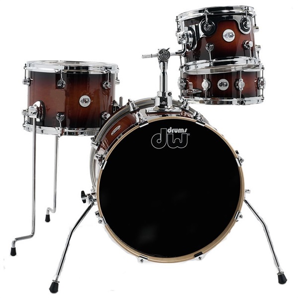 dw Design Series MINI PRO 4pc Shell Pack-18/13 Tobacco Burst [DW-DDLM1804-TB] 【お取り寄せ品】