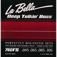 760FS / Flat Wound Stainless Steel Bass Strings