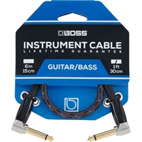 Instrument Cable BIC-1AA [30cm/L型-L型/パッチケーブル]