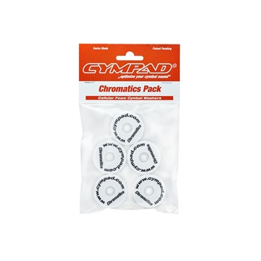 CYMPAD Chromatics / Cymbal Washer White 40×15mm 5個セット [LCYMCRM5SET15WH]