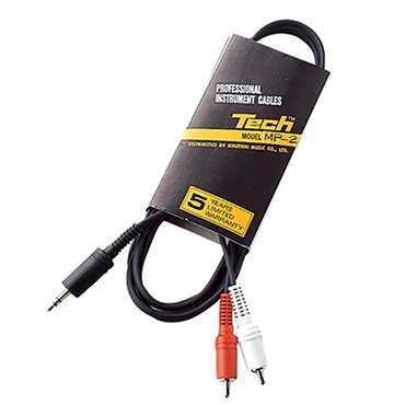 Tech MP-2 【MINI STEREO PIN×2】【2m】