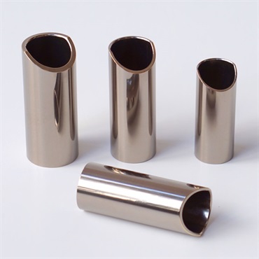 THE ROCK SLIDE Nickel Plated Brass Guitar Slide [RSN-L]