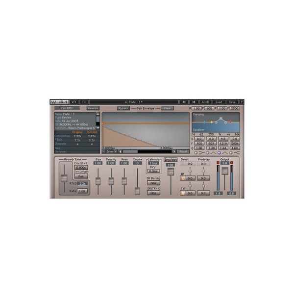 WAVES 【Studio Legends Plugin Sale】IR1 Convolution Reverb (オンライン納品)(2時間以内に納品)