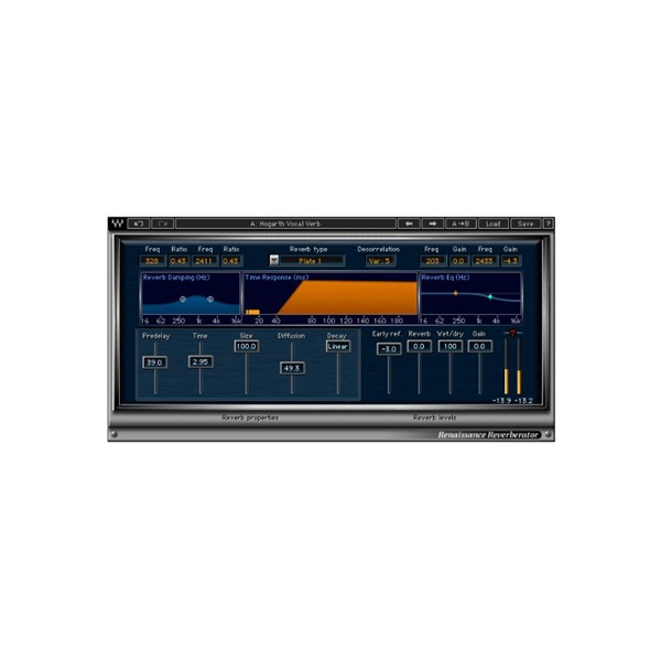 WAVES Renaissance Reverb  (オンライン納品)(2時間以内に納品)