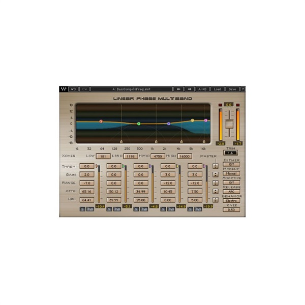 WAVES 【限定プロモ】(Waves Analog plugin Sale)Linear Phase Multiband