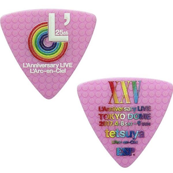 ESP Artist Pick Series L'Arc～en～Ciel 25th L'Anniversary LIVE tetsuya PICK (ピンク)