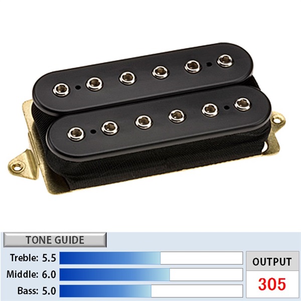 DiMarzio FRED [DP153] (Black/Standard-Spaced) 【安心の正規輸入品】