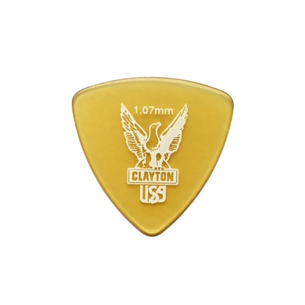 CLAYTON ULTEM PICKS [Rounded Triangle/1.07mm]