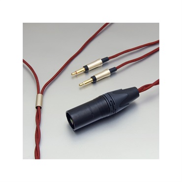 hpct_03_blx3_300【4pin xlr プラグ - 3.5 モノプラグ(l/r) 3m】【両だしヘッドホン用リケーブル】