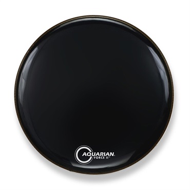 AQUARIAN FR22BK [Full Force / Front Head Black 22 / Bass Drum]【1プライ/10mil】