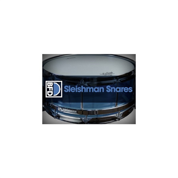 BFD BFD3 Expansion Pack: Sleishman Snares (ビーエフディー)(ドラム音源)(オンライン納品)(2時間以内に納品)