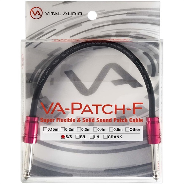 VitalAudio VA-Patch-F -Super Flexible & Solid Sound Patch Cable- [0.2m S/S]