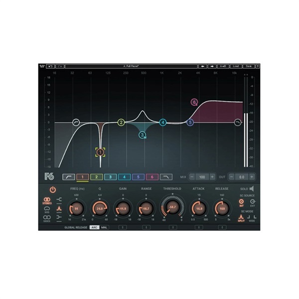 WAVES F6 Floating-Band Dynamic EQ(オンライン納品)(2時間以内に納品)
