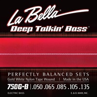 750G-B Gold White Nylon Tape Wound [5strings]