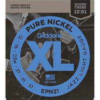 XL Pure Nickel Round Wound EPN21 (Jazz Light/12-51)