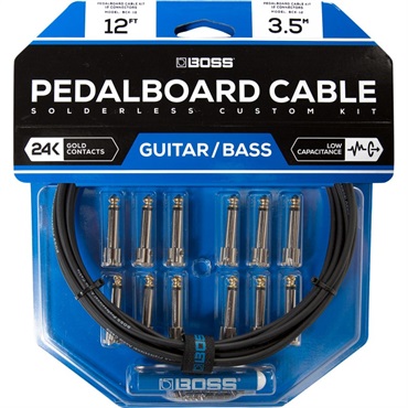 BCK-12 『Pedalboard cable kit， 12connectors， 3.6m』～ソルダーレスケーブル～