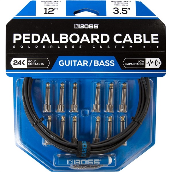 【夏のボーナスセール】 BCK-12 『Pedalboard cable kit， 12connectors， 3.6m』～ソルダーレスケーブル～の商品画像