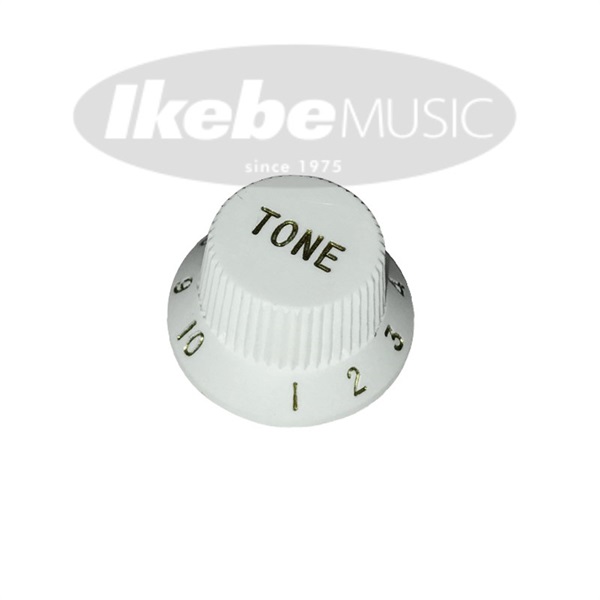 Fender Japan Stratocaster用トーンノブ [1個] (White)
